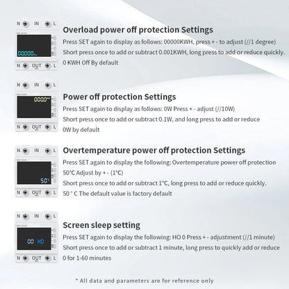 TUYA Wifi Power Energy Meter KWS-302 series