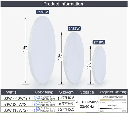 MARPOU - Smart LED Ceiling Light