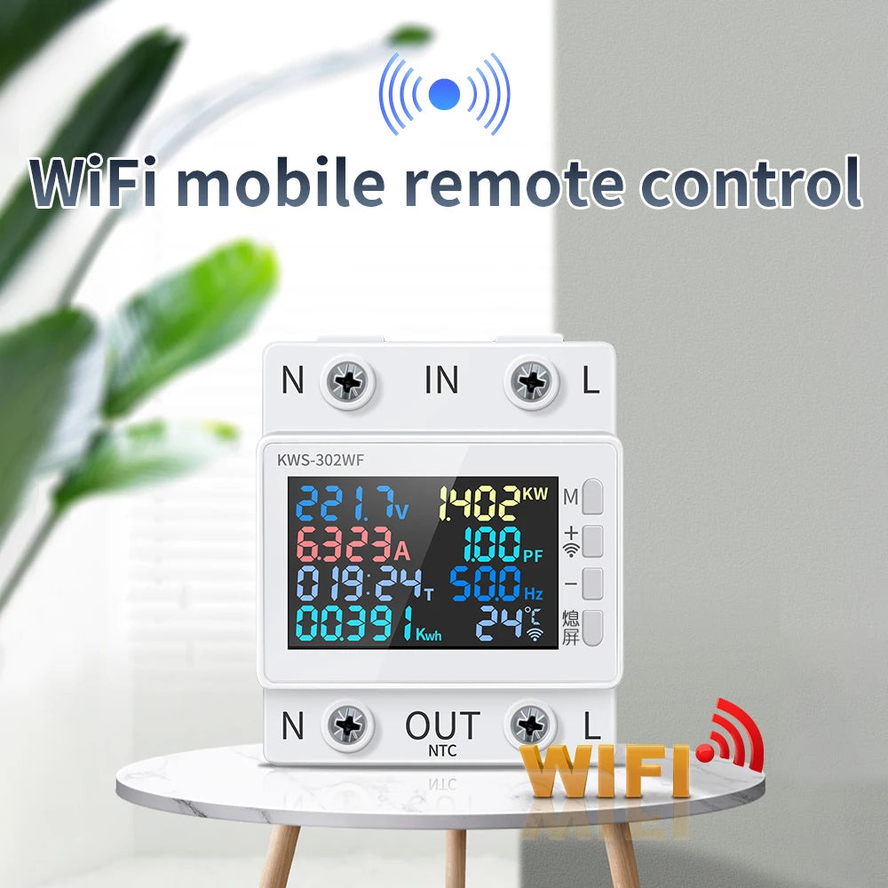 TUYA Wifi Power Energy Meter KWS-302 series