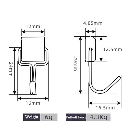 Square Magnetic Hook