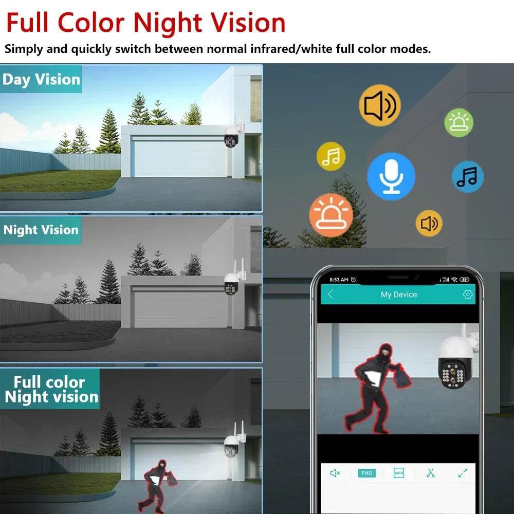 Tuya - Outdoor 4K Wireless Security IP Camera